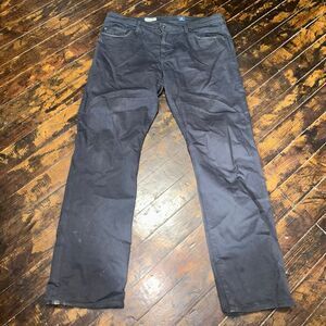 Adriano Goldshmeid Protege Straight leg black 38x34 distressed jeans